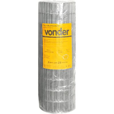 Tela Alambrado 100x50x2,1mm 1,0x25 metros Vonder