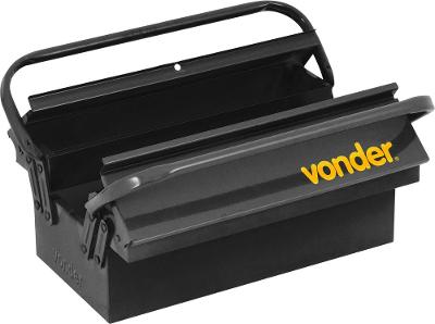 Caixa Metálica Ferramentas Sanf. 400x200x160mm 3 Ga Vonder