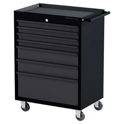 Carro para Ferramentas Profissional 7 Gavetas Dark Presto