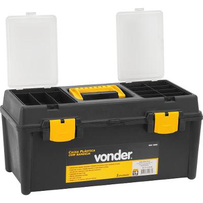 Caixa Plástica Ferramentas Baú 510x240x233mm Bandej Vonder