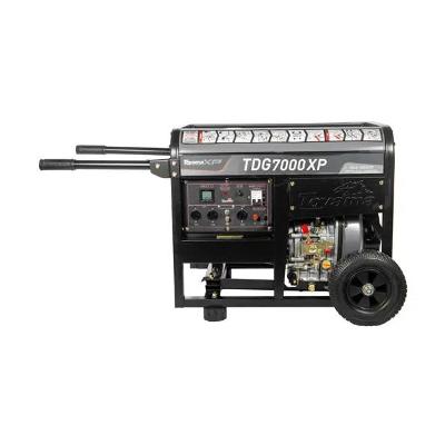 Gerador Diesel Toyama Refrigerado à Ar 6000W Bivolt 115/230V P.Manual Alternador Cobre TDG7000XP