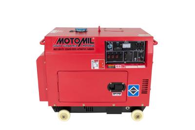 Gerador Diesel 5 KVA Monofásico 60Hz 110/220 MDG-5000ATS Motomil