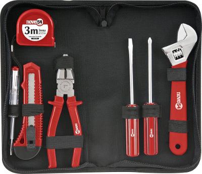 Jogo de ferramentas com 8 peças aço carbono kf008 - Nove54