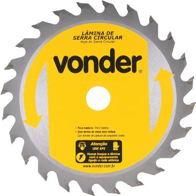 Lâmina Serra Circular Vídea 250x30x3,2mm 24D 5300 Rpm Vonder