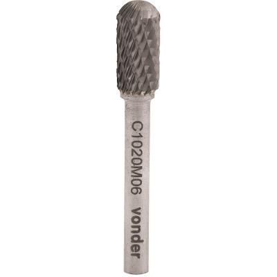 Lima rotativa vídea abaulada 6x16mm haste 6mm lc006 Vonder