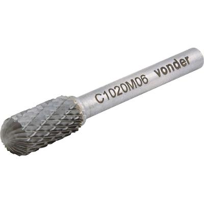 Lima Rotativa Vídea Abaulada 8x20mm Haste 6mm Lc008 Vonder