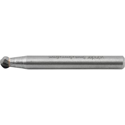 Lima Rotativa Esférica p/ Alumínio 5 mm c/ Haste 6 mm Vonder