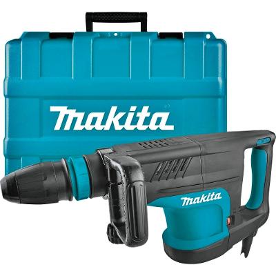 Martelo Rompedor Sds Max 1510W 1900 IPM com Punho Lateral Ponteiro Graxa Maleta HM1203C 220V Makita