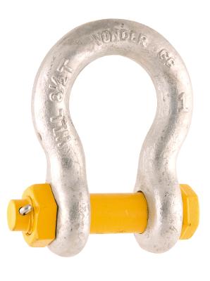 Manilha Para Cabo De Aço 5/8  Curva Pesado Galvanizado Com P