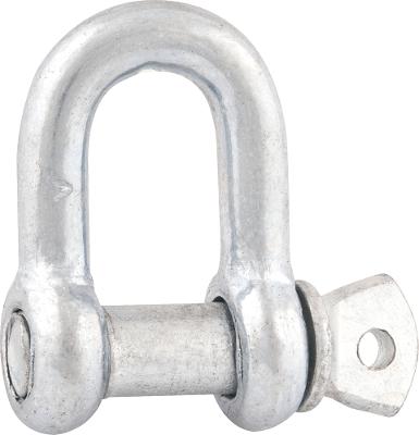 Manilha p/ cabo aço 1/4" reta leve galv c/ 2 pç cart Vonder