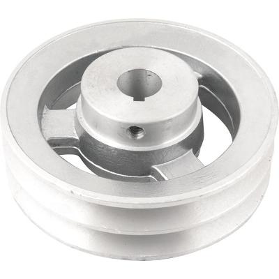 Polia Alumínio 2 Canais Perfil A 120mm com Furo 3/4" Vonder