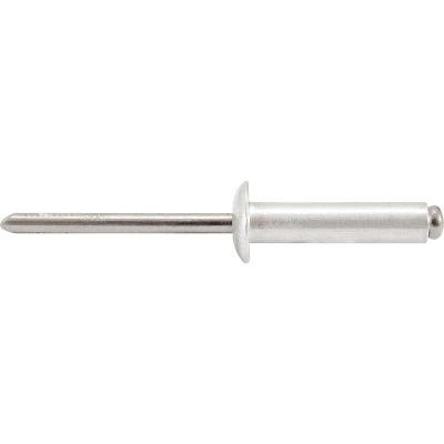 Rebite Repuxo De Alumínio 4,8x12,0mm Mandril Aço Com 50 Peça