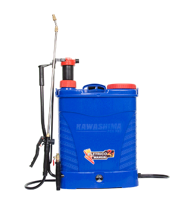 Pulverizador Costal Elétrico/Manual 20 L Kawashima Pem-P20