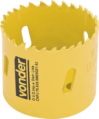 Serra copo aço rápido 54mm bimetálica para metal Vonder