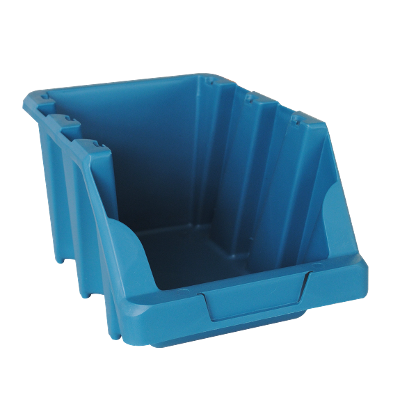 Gaveta Plástica Prática N7 Azul Empilhável Presto