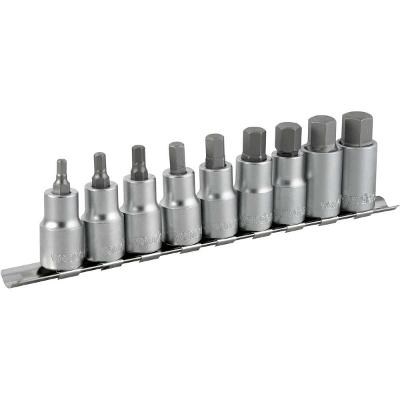 Jogo Soquete Sextavado 1/2'' 3/16-5/8'' Com 9 Pecas Vonder