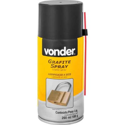 Grafite Em Spray 200ML/100G Sem Óleo Vonder
