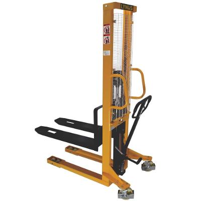 Empilhadeira Manual 2 Toneladas Hidráulica Lynus EL-2000 Elevação 1,6m Rodas Alça Freio