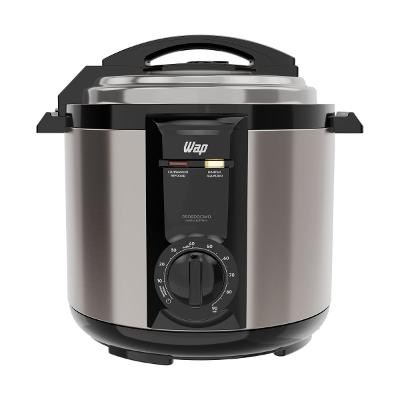 Panela de Pressão Elétrica WAP WPPE2 900W Silenciosa Cesto 5 Litros com Revestimento Antiaderente Inox 127V