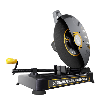 Serra Rápida Policorte de Bancada Profissional 2050W Disco 355mm 14" para cortar Ferro Metal e Aço WAP WF SP01 220V