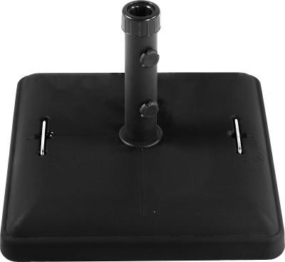Base ombrellone quadrada com rodas 37kg preto - Bel Lazer