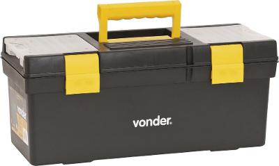 Caixa Plástica Ferramentas Baú 455x190x200mm Bandej Vonder