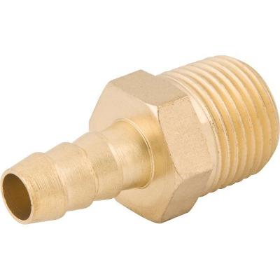 Espigão Fixo Macho Mangueira 1/4 Rosca 1/4 Npt Latão Vonder