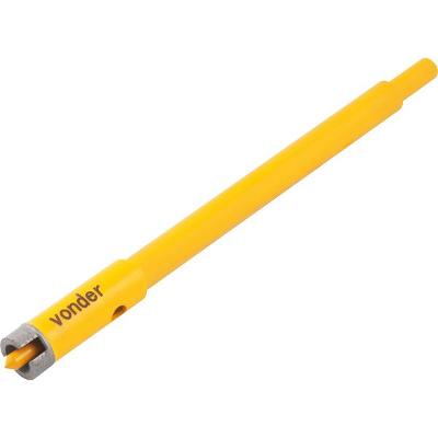 Serra Copo Diamantada 19 mm Haste Pino Guia Vonder