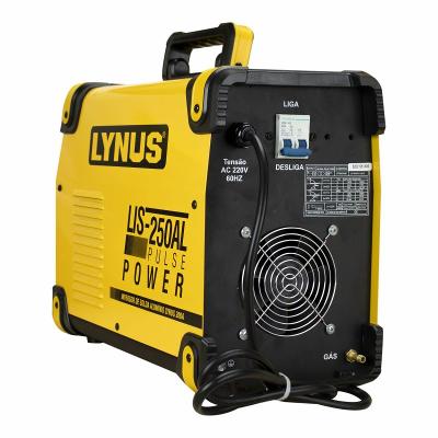 Inversora Solda MMA Tig 220V 200A Aluminio Lis-250Al Lynus