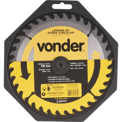 Lâmina Serra Circular Vídea 350x30x3,8mm 36D 3800 Rpm Vonder