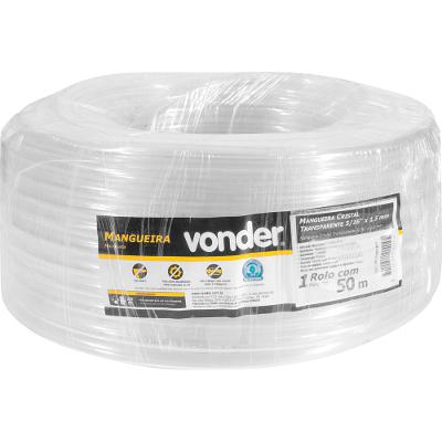 Mangueira Cristal Transparente 5/16"X1,5mm c/ 50m Vonder