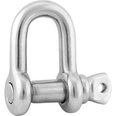 Manilha Reta Para Cabo de Aço 5/16" Aço Inox - Vonder