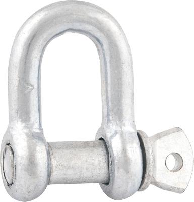 Manilha para cabo de aço 1/4" reta leve galvanizado - Vonder
