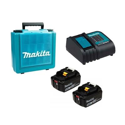 Kit 2 Baterias BL1850B com Carregador DC18WC e Maleta Makita