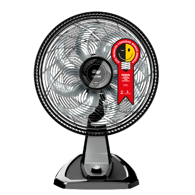 Ventilador 2 em 1 Mesa e Parede 180W 50 cm 8 Pás Potente Silencioso e Econômico com 3 Velocidades WAP FLOW TURBO 127V
