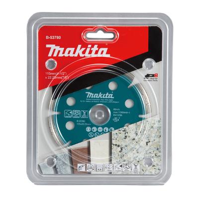 Disco de Corte Diamantado 115 x 1.6 x 22.23 mm B-53780 Makita