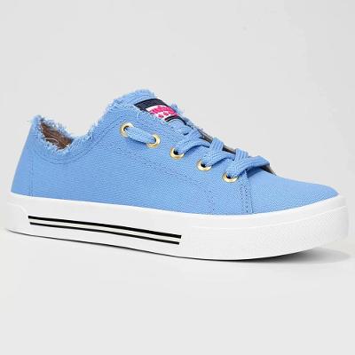 Tênis Moleca Casual Feminino - Azul Claro