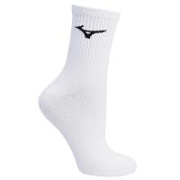 Kit Meia Mizuno Cano Médio Training Pacote com 3 pares - Branco - 2
