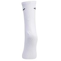 Kit Meia Mizuno Cano Médio Training Pacote com 3 pares - Branco - 3