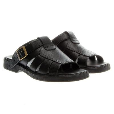 Sandália Couro Itapuã Master Masculina - Preto
