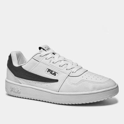 Tênis Couro Fila Acd Classic Masculino - Branco e Preto