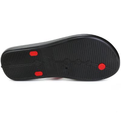 Chinelo Infantil Rider Street Básico - Preto e Vermelho