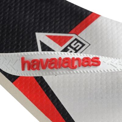 Chinelo Havaianas Top Times São Paulo FC Masculino - Branco e Preto