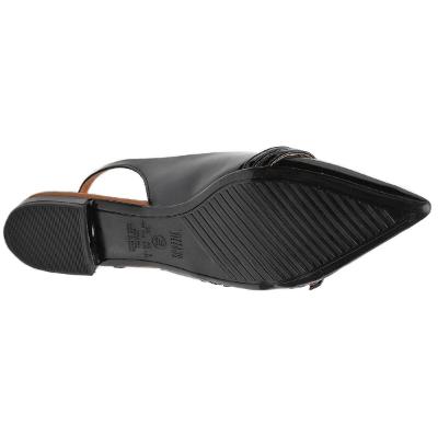 Sapatilha Vizzano Slingback Verniz Bico Fino - Preto