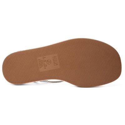Rasteira Vizzano Flatform Strass Metalizada Feminina - Prata