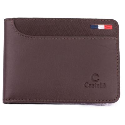 Carteira Casteliê 5888 Couro Masculina - Preto