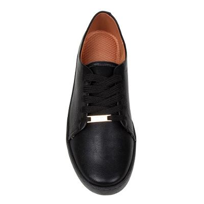 Tênis Vizzano Casual Cadarço Pelica - Preto