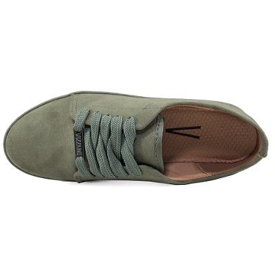 Tênis Vizzano Camurça Casual Cadarço - Verde Militar