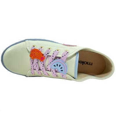 Tênis Moleca Casual Frutas Feminino - Branco