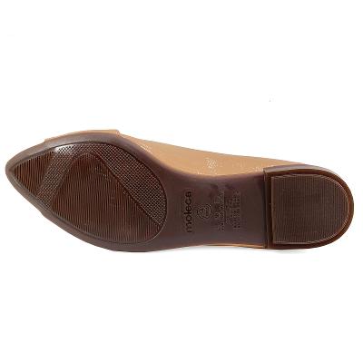 Sapatilha Moleca Adereço Fivela Bico Fino Feminina - Nude